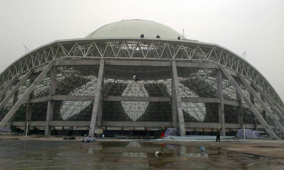 海门温泉馆网架工程